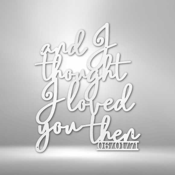 Ever Growing Love Steel Sign Laser Cut Powder Coated Home & Office Metal Wall De